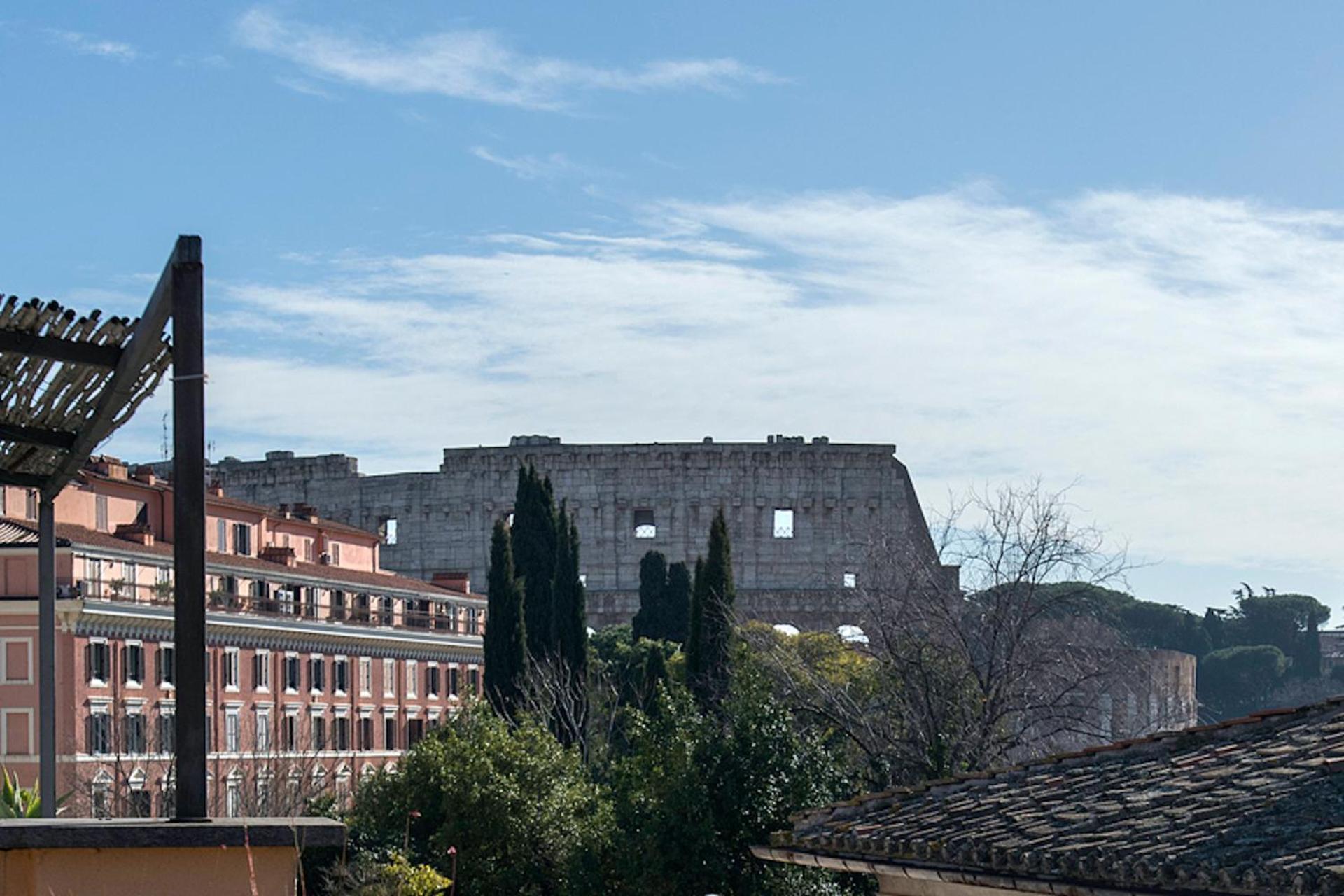 Ferienwohnung Colosseo Esclusivo Attico Con Terrazze Private Rom Exterior foto